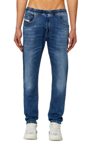 DIESEL 2030 D-Krooley Jogg 068HY Men's Jeans W40 Drawstring Washed Denim RRP295