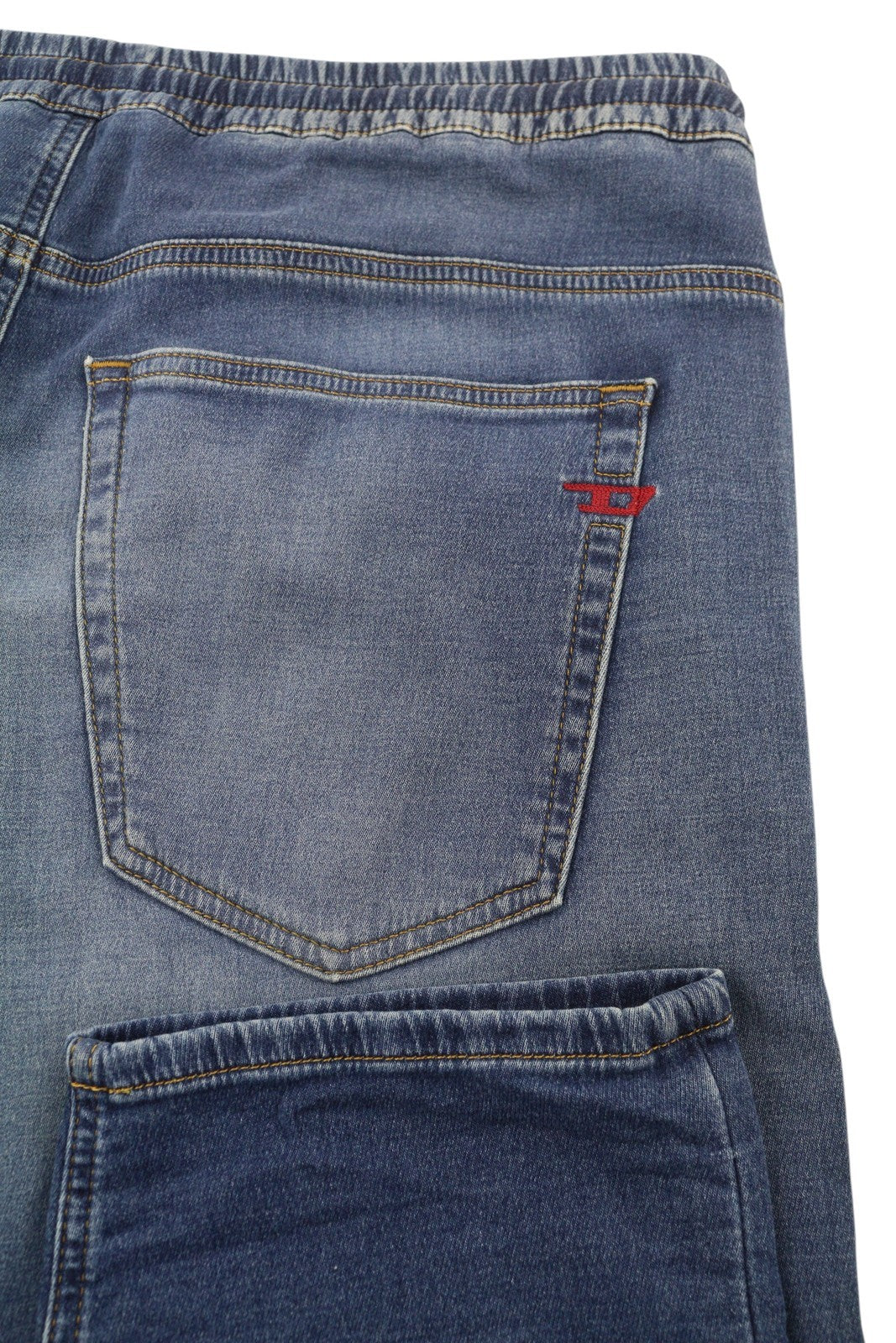 DIESEL 2030 D-Krooley Jogg 068HY Men's Jeans W40 Drawstring Washed Denim RRP295