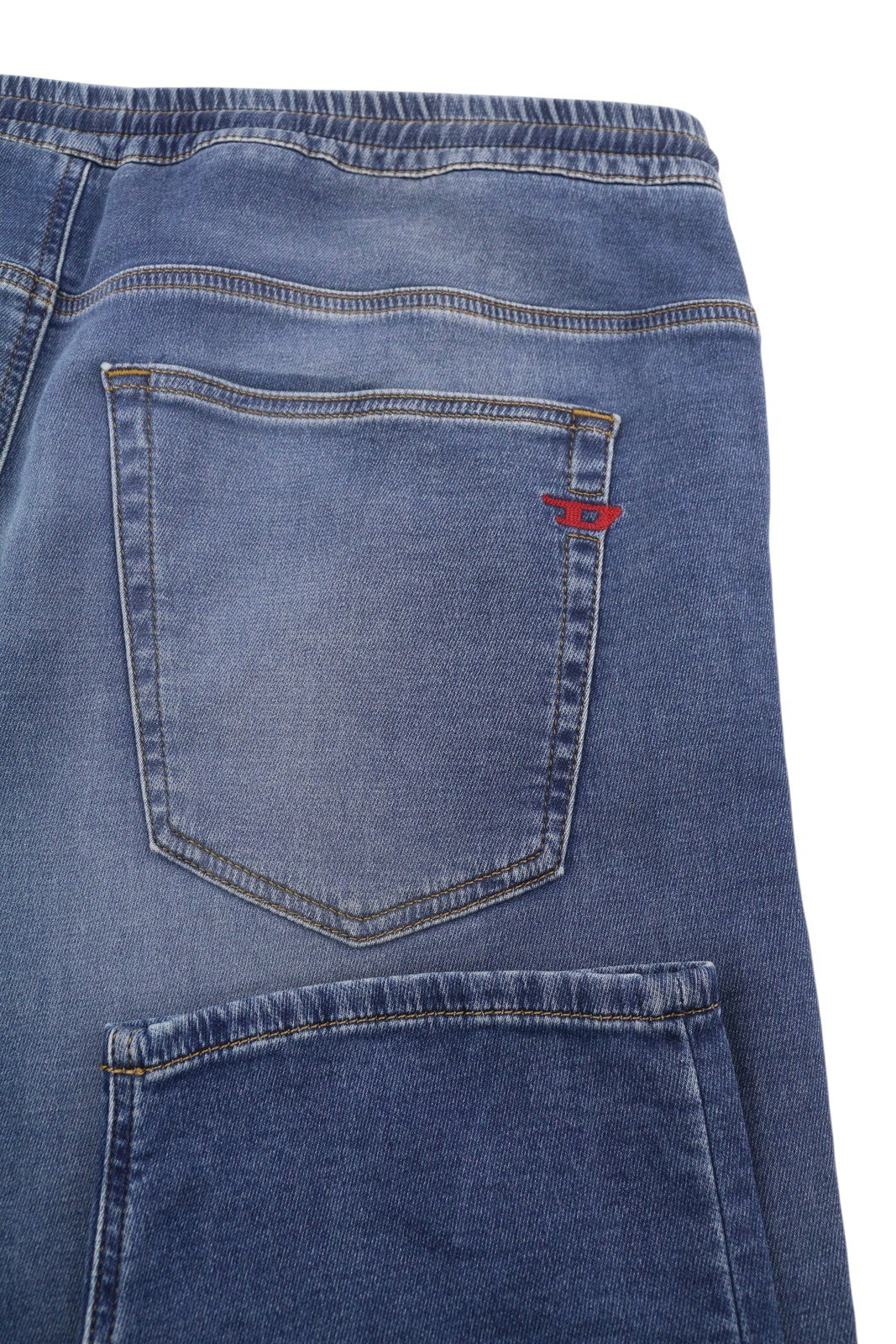 DIESEL 2030 D-Krooley Jogg 068HY Men's Jeans W38 Drawstring Washed Denim RRP295