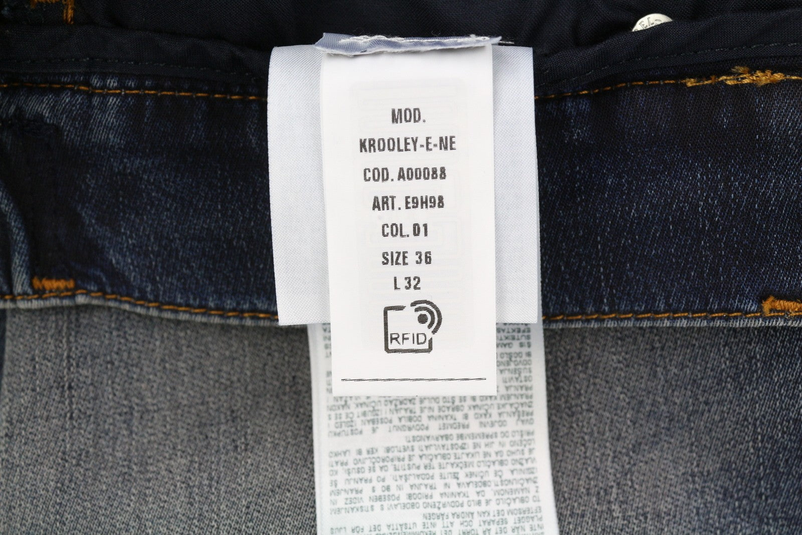 DIESEL Krooley-E-Ne E9H98 Men's Jeans W36/L32 Jogg Distressed Washed RRP295