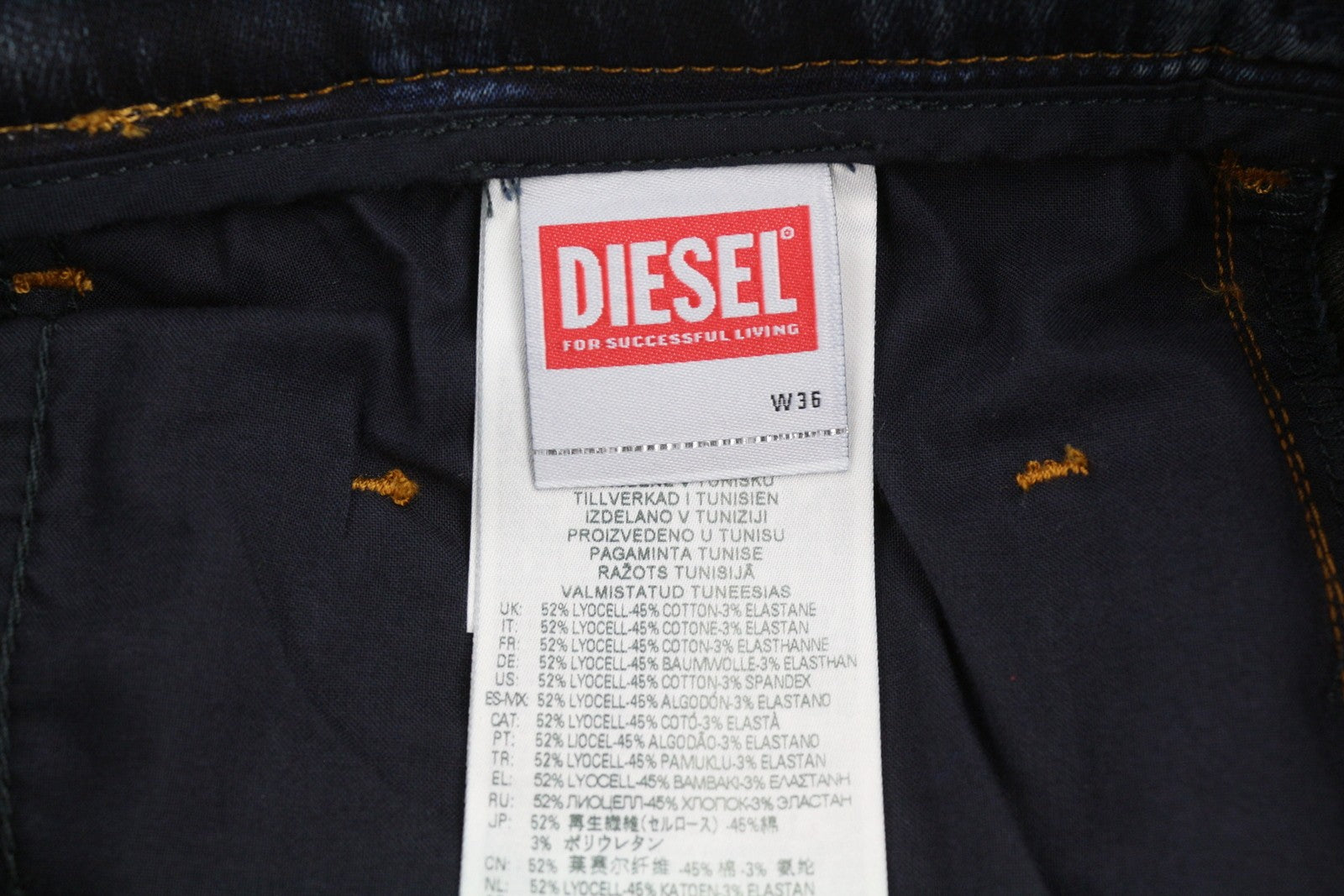 DIESEL Krooley-E-Ne E9H98 Men's Jeans W36/L32 Jogg Distressed Washed RRP295
