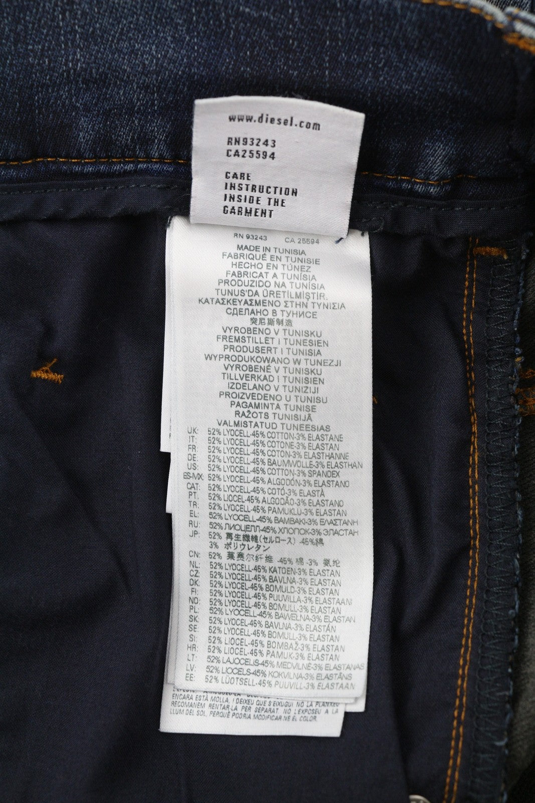 DIESEL Krooley-E-Ne E9H98 Men's Jeans W40/L32 Jogg Distress Washed Blue RRP295