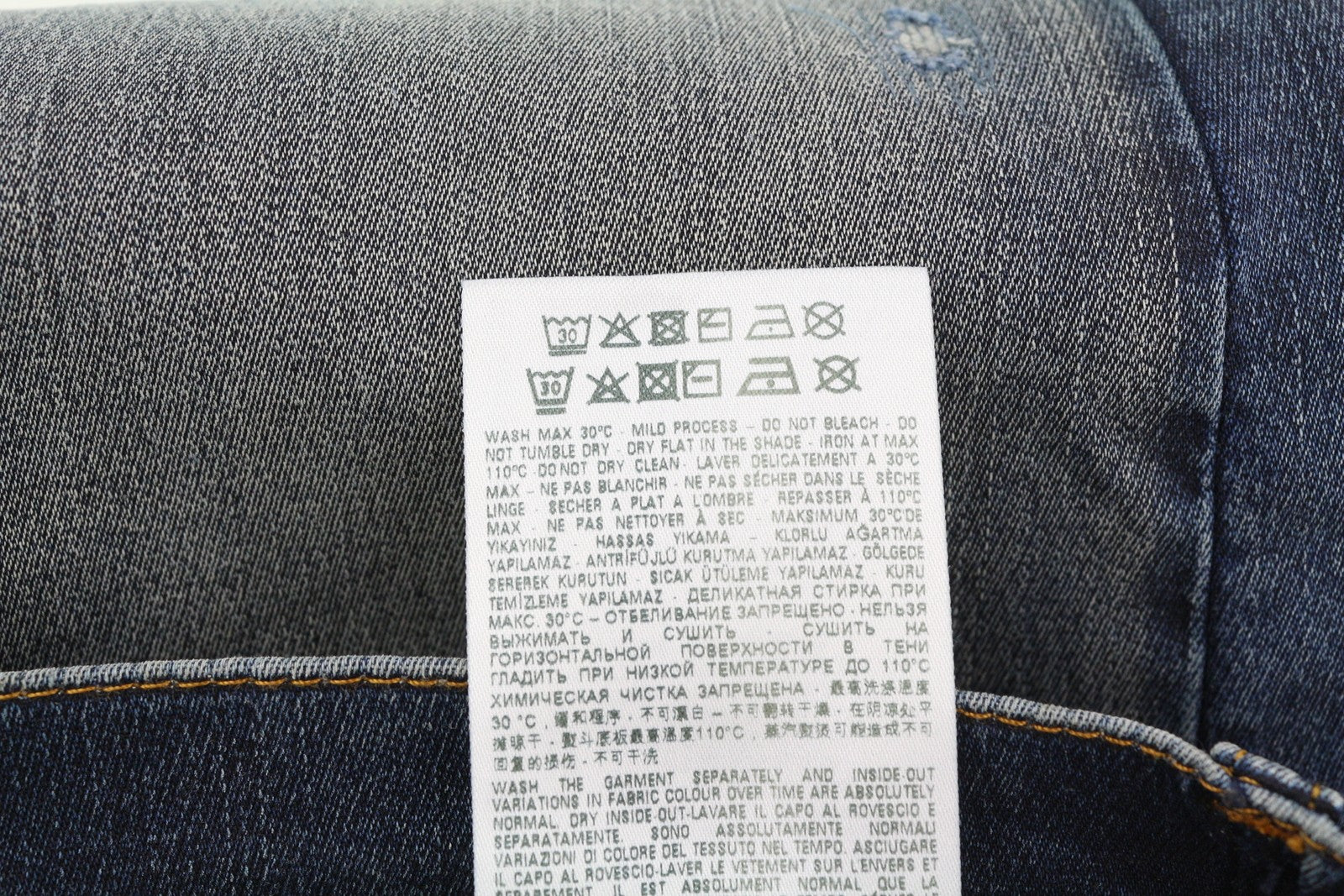 DIESEL Krooley-E-Ne E9H98 Men's Jeans W34/L32 Jogg Distress Washed Blue RRP295