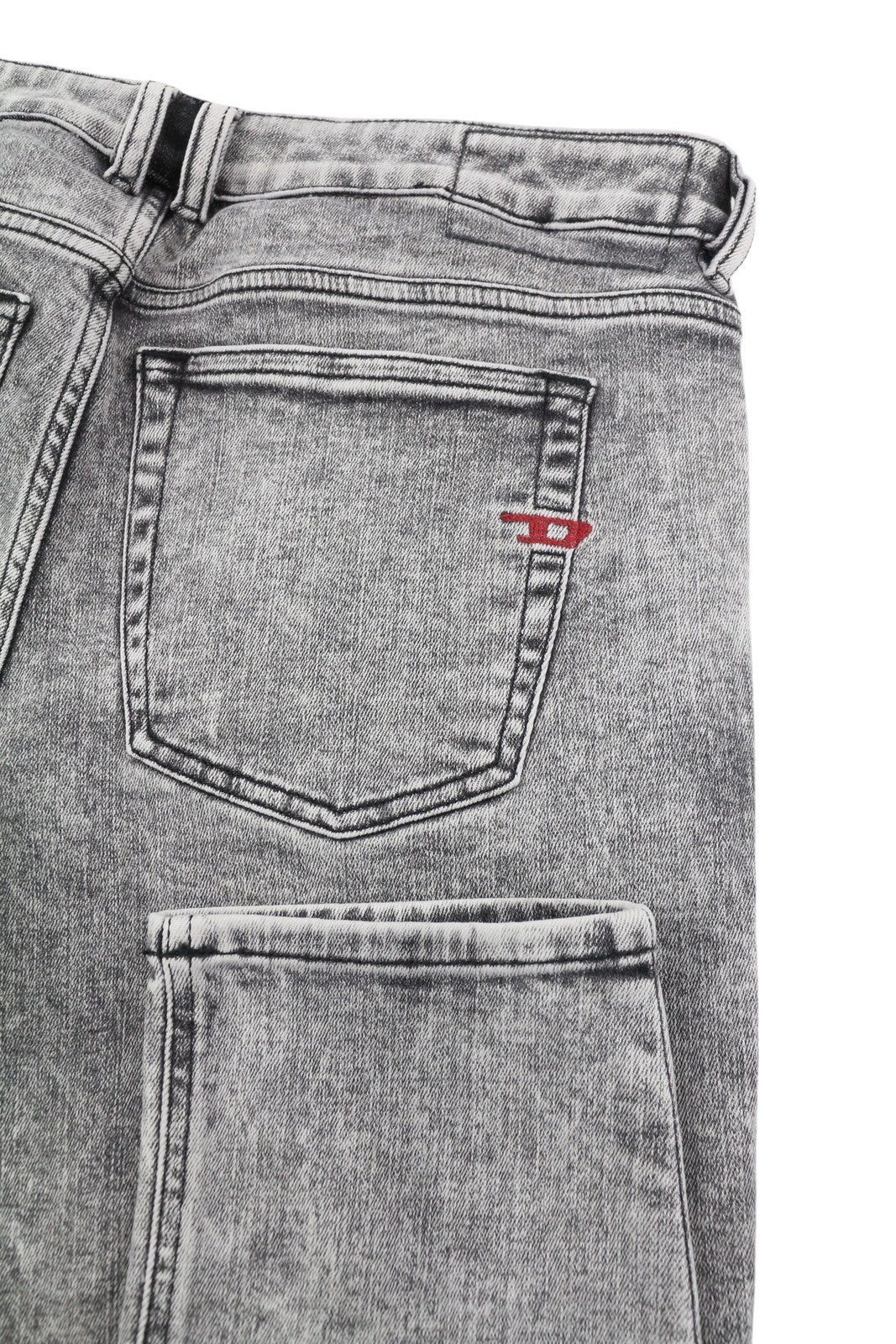 DIESEL 1979 Sleenker 09D89 Men's Jeans W32/L30 Skinny Leg Low Waist Grey RRP195