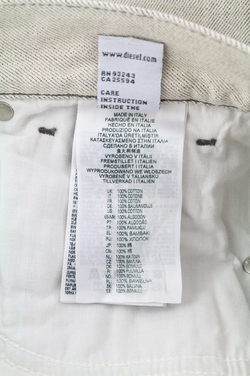 DIESEL 1995 09C86 Men's Jeans W29/L32 Light Denim Slim Straight Mid RRP195