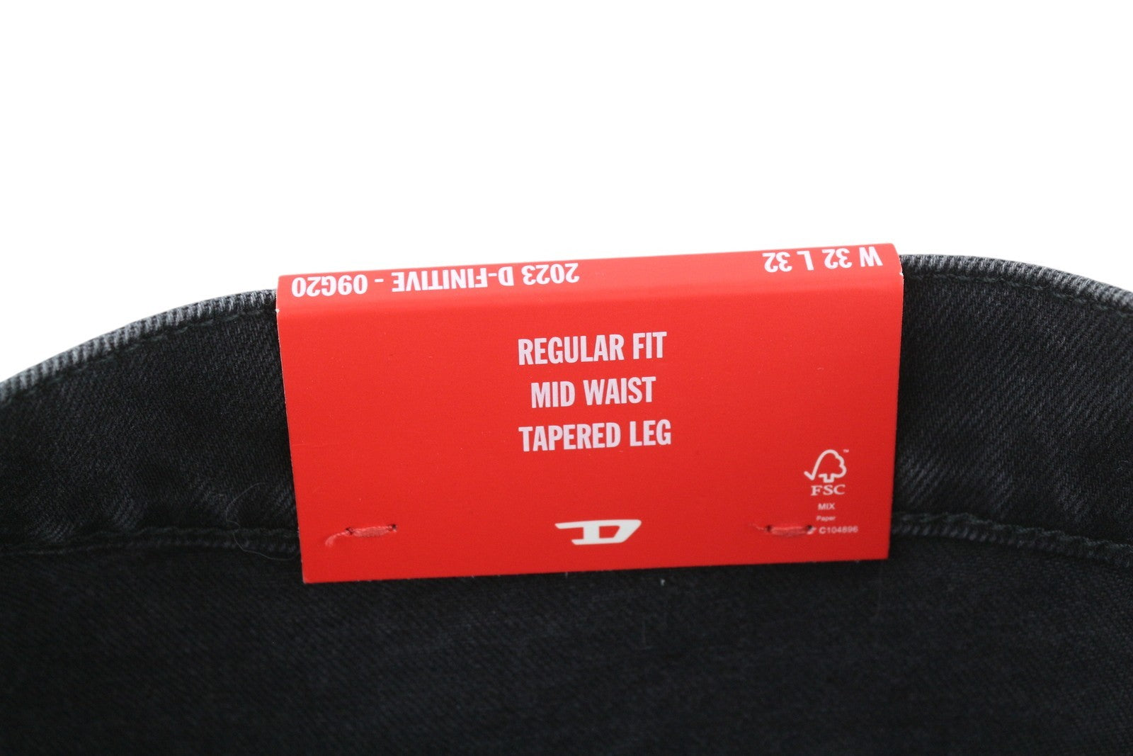 DIESEL 2003 D-Finitive 09G20 Men Jeans W32/L32 Regular Tapered Mid Waist RRP225