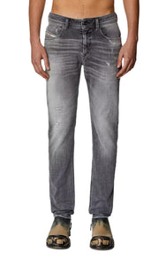 DIESEL 1979 Sleenker 09H70 Men Jeans W32/L32 Skinny Grey Distress Low RRP250