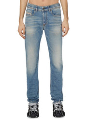 DIESEL 1979 Sleenker 09H71 Men's Jeans W34/L30 Skinny Fit Low Waist Blue RRP225