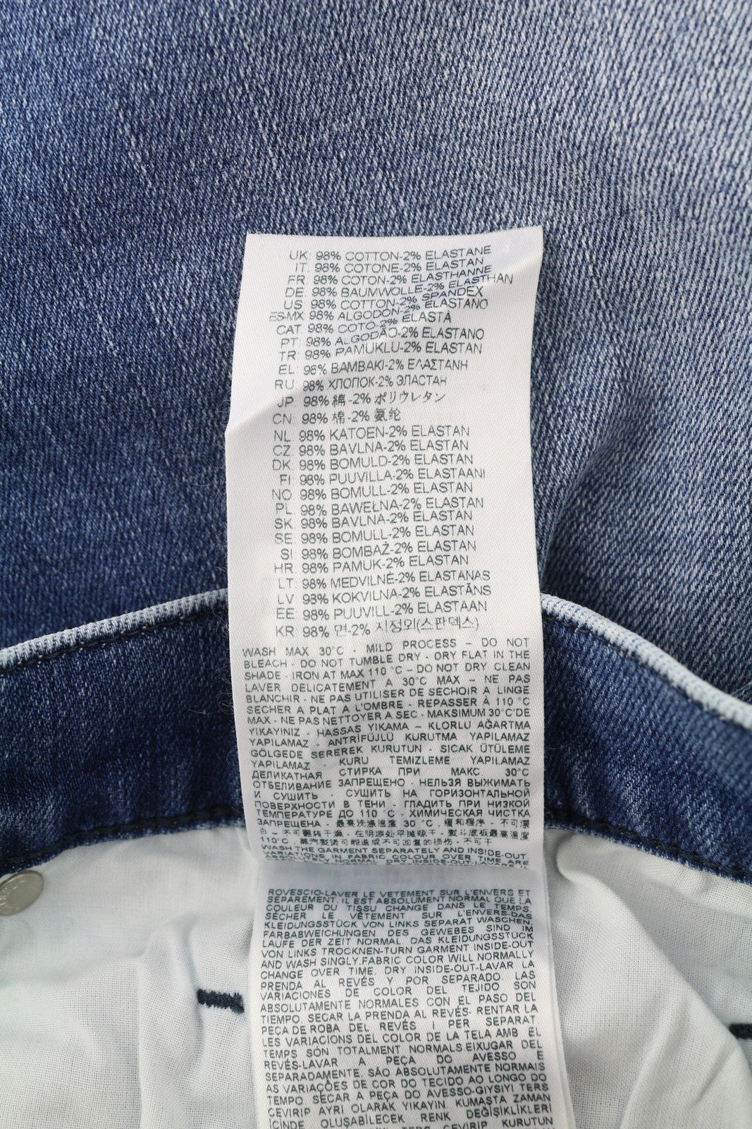 DIESEL Tepphar R4K92 Men's Jeans W40/L32 Slim Button Washed Blue Denim RRP250