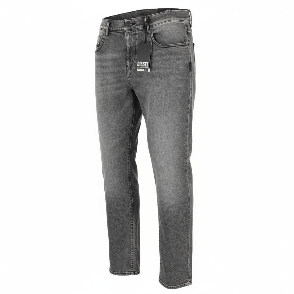 DIESEL 2019 D-Strukt R09KA Men's Jeans W36/L32 Slim Grey Washed Denim RRP225