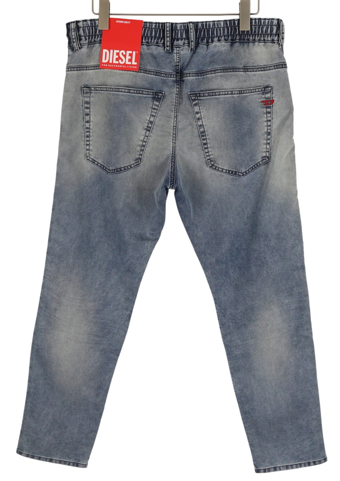 DIESEL D-Krooley Jogg 068DU Men's Jeans W38/L32 Drawstring Blue Denim RRP295