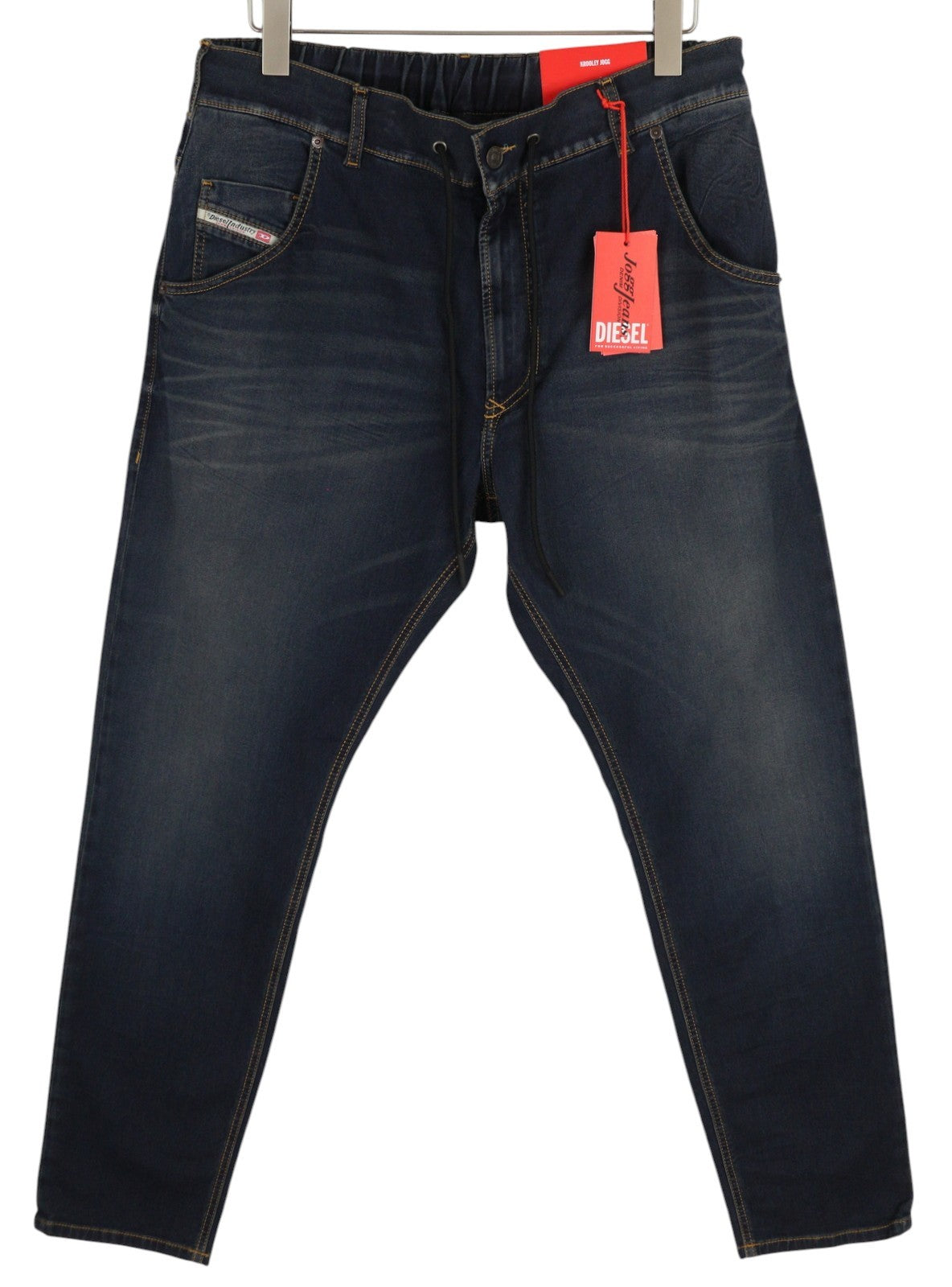 DIESEL Krooley Jogg E69UB Men Jeans W40/L32 Stretch Blue Washed Tapered RRP295