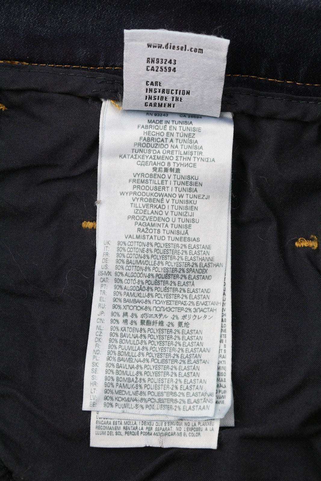 DIESEL Krooley Jogg E69UB Men Jeans W40/L32 Stretch Blue Washed Tapered RRP295