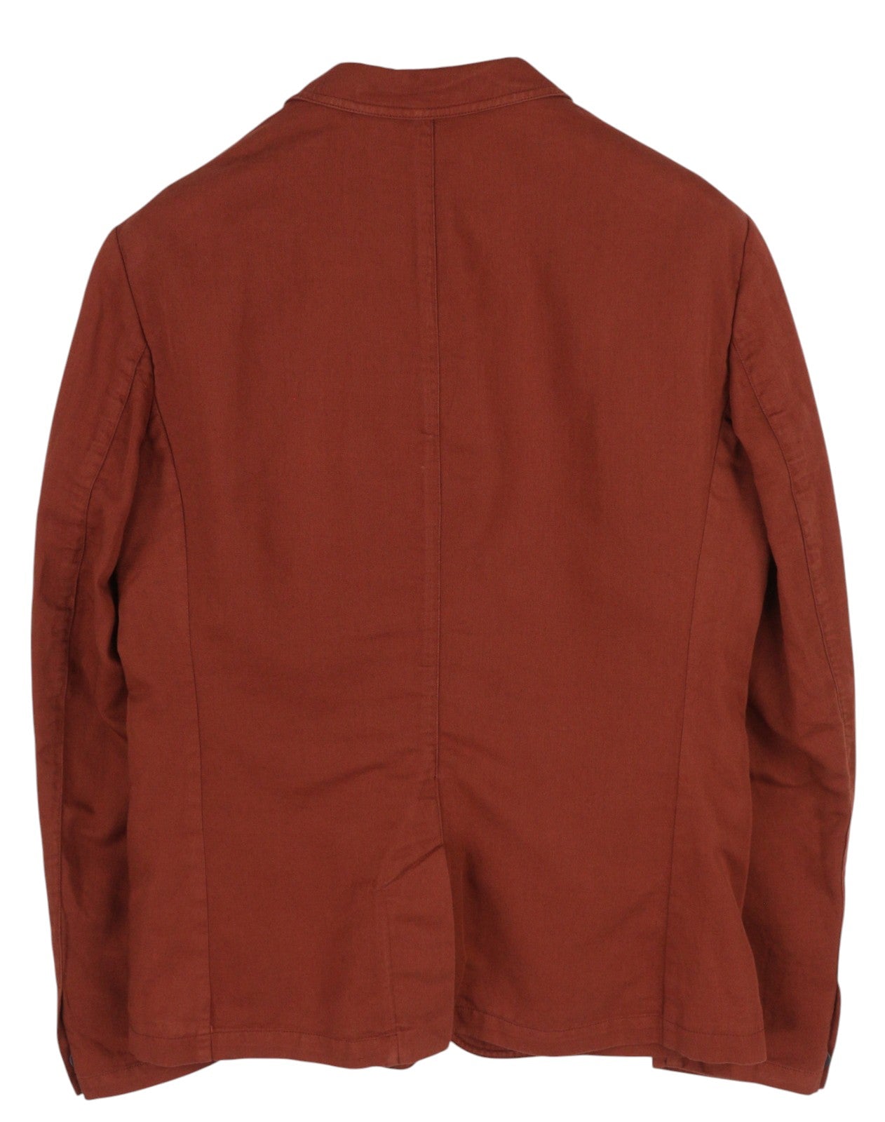 ANTONY MORATO Men Suit XL Burgundy Super Slim Fit Linen Blend Notch Casual 2in1