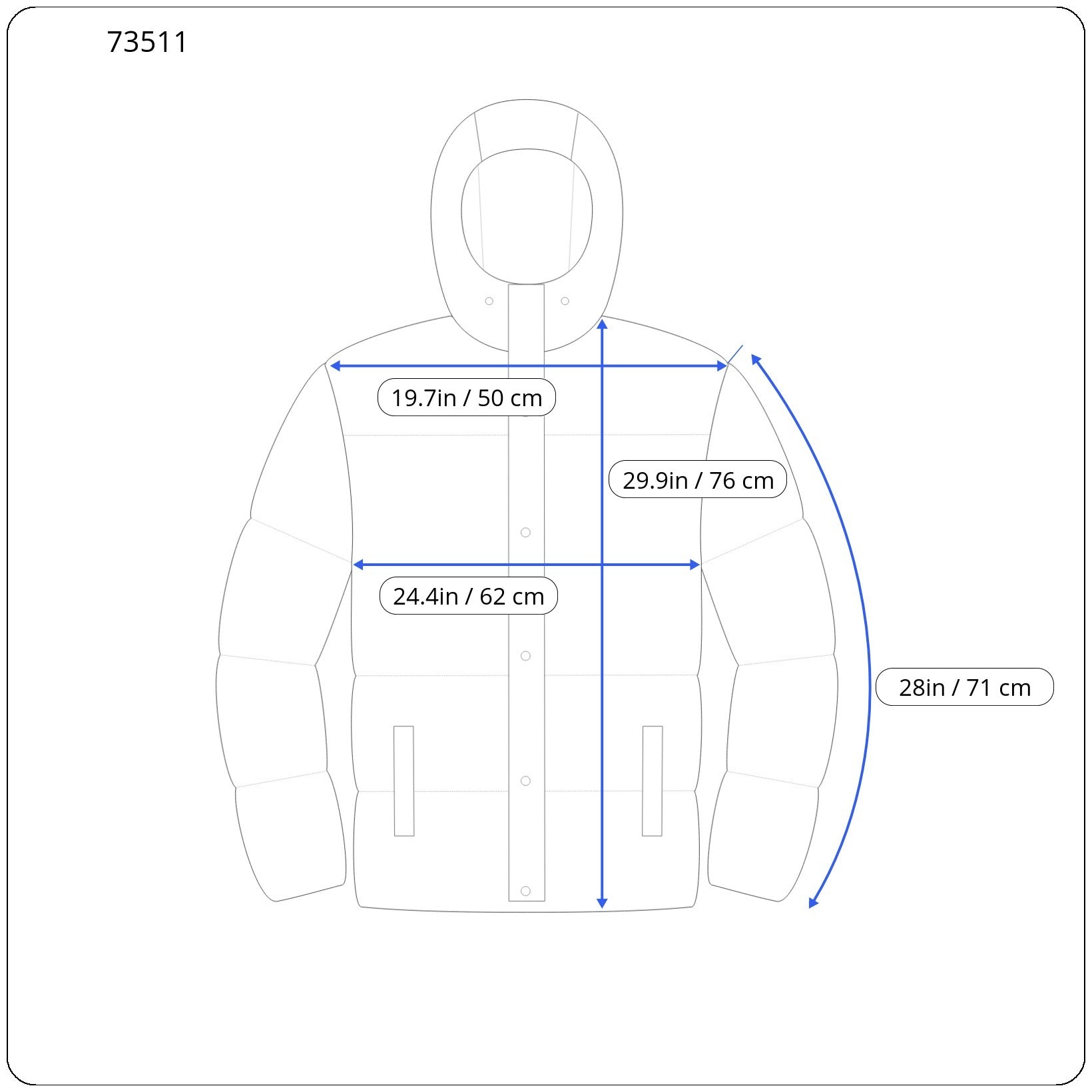SCOTCH &amp; SODA vyriška XL dydžio tamsiai pilka dygsniuota vilnos mišinio striukė su gobtuvu ir užtrauktuku 
