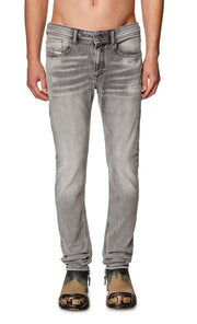 DIESEL 1979 Sleenker E9B97 Men's W36/L30 Skinny Grey Low Rise Distress RRP250