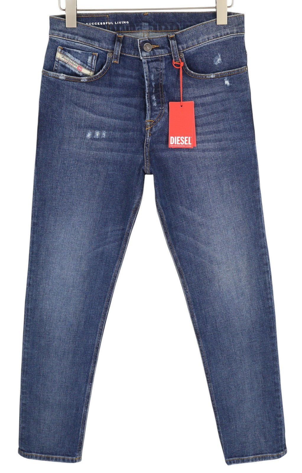 DIESEL 2005 D-Fining 09E45 Men's W28/L32 Blue Washed Distressed Regular RRP175