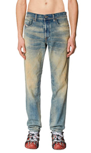 DIESEL 2023 D-Finitive 09H78 Men's W34/L30 Blue Tapered Regular Denim RRP295