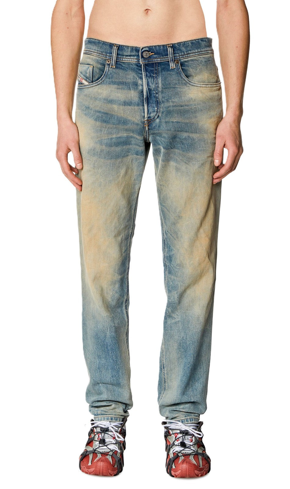 DIESEL 2023 D-Finitive 09H78 Men's W34/L30 Blue Tapered Regular Denim RRP295