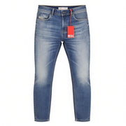 DIESEL 1979 Sleenker 09G35 Men's W34/L30 Skinny Washed Blue Low Waist RRP250