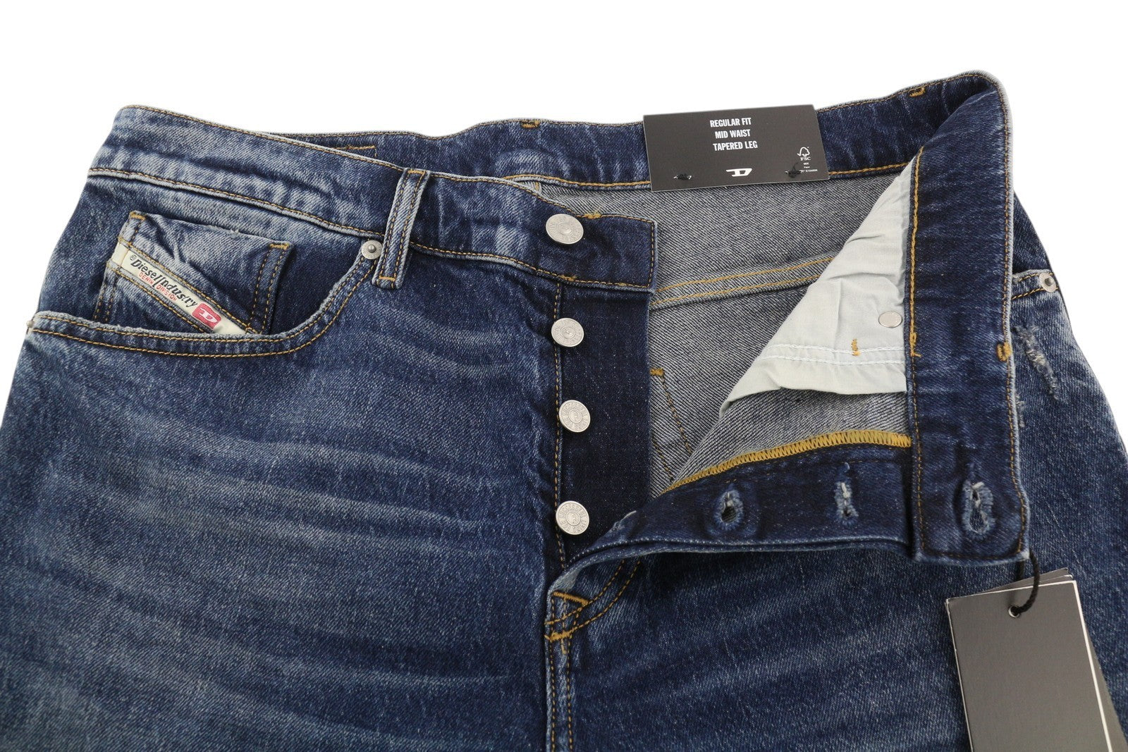 DIESEL 2005 D-Fining R9F05 Men W32/L34 Distressed Tapered Regular Denim RRP225