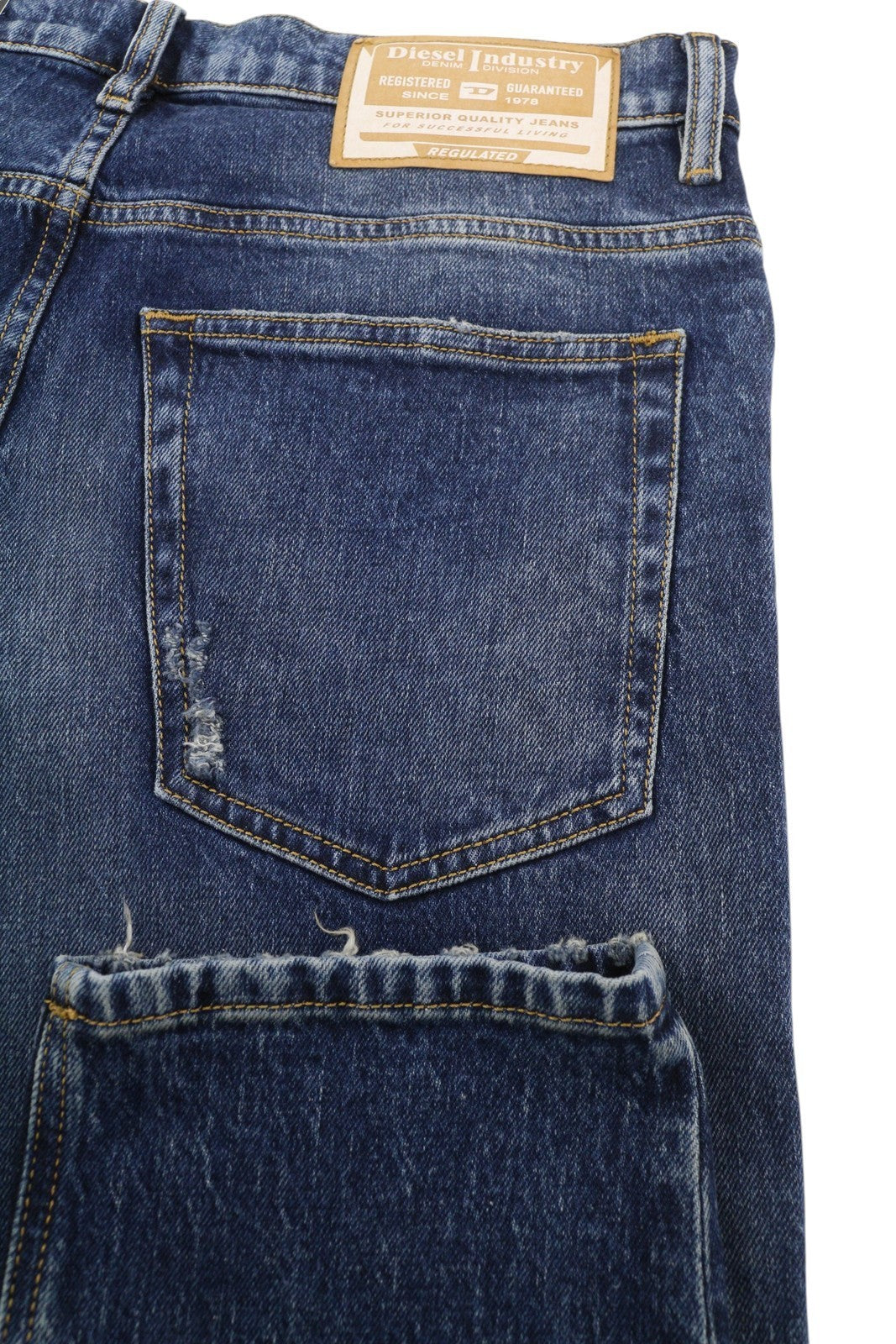 DIESEL 2005 D-Fining R9F05 Men W32/L34 Distressed Tapered Regular Denim RRP225