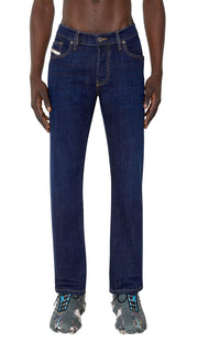 DIESEL D-Mihtry 0IHAQ Men's W34/L30 Straight Washed Blue Regular Denim