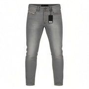 DIESEL Tepphar RB061 Men's W34/L32 Slim Grey Button Fly Washed Denim RRP175
