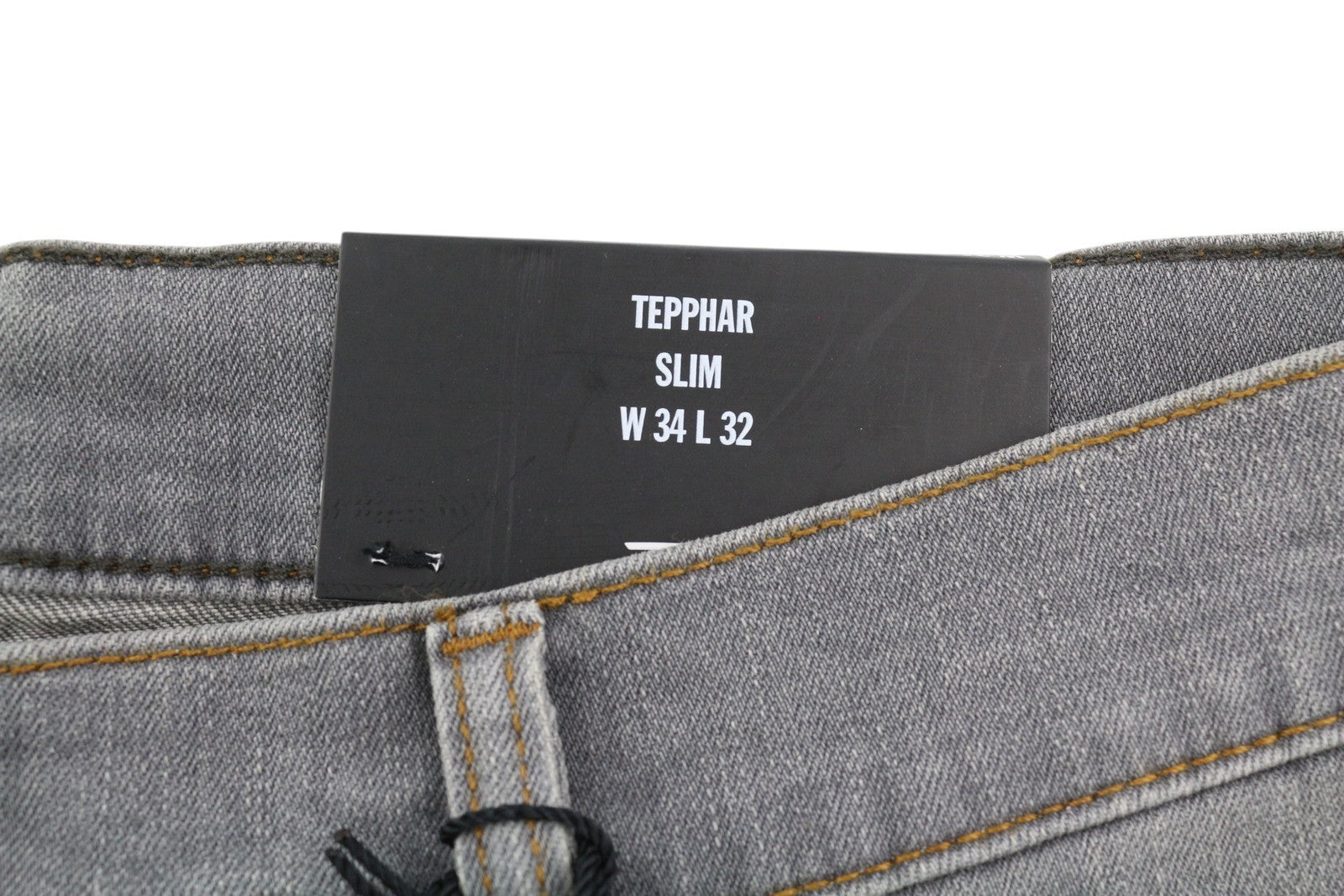 DIESEL Tepphar RB061 Men's W34/L32 Slim Grey Button Fly Washed Denim RRP175