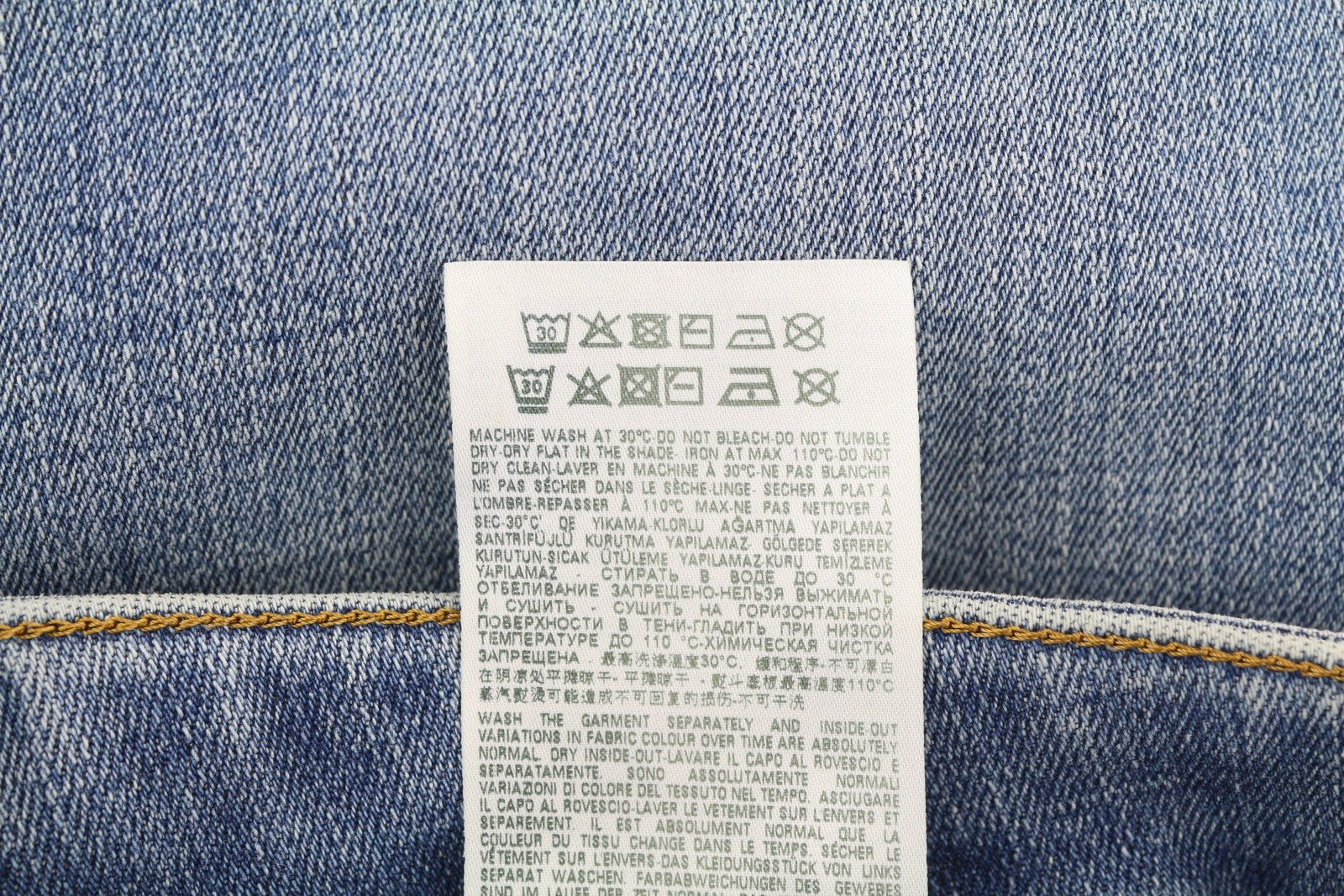 DIESEL Sleenker-Z 09C01 Men's W32/L32 Skinny Washed Blue Zip Fly Denim RRP195