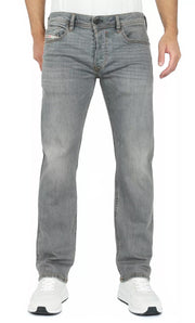 DIESEL Safado-X RB061 Men's W36/L32 Straight Grey Washed Denim Button RRP175