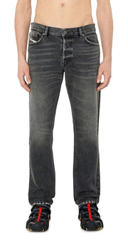 DIESEL 1995 007K8 Men's W33/L32 Slim Straight Grey Distressed Denim RRP195