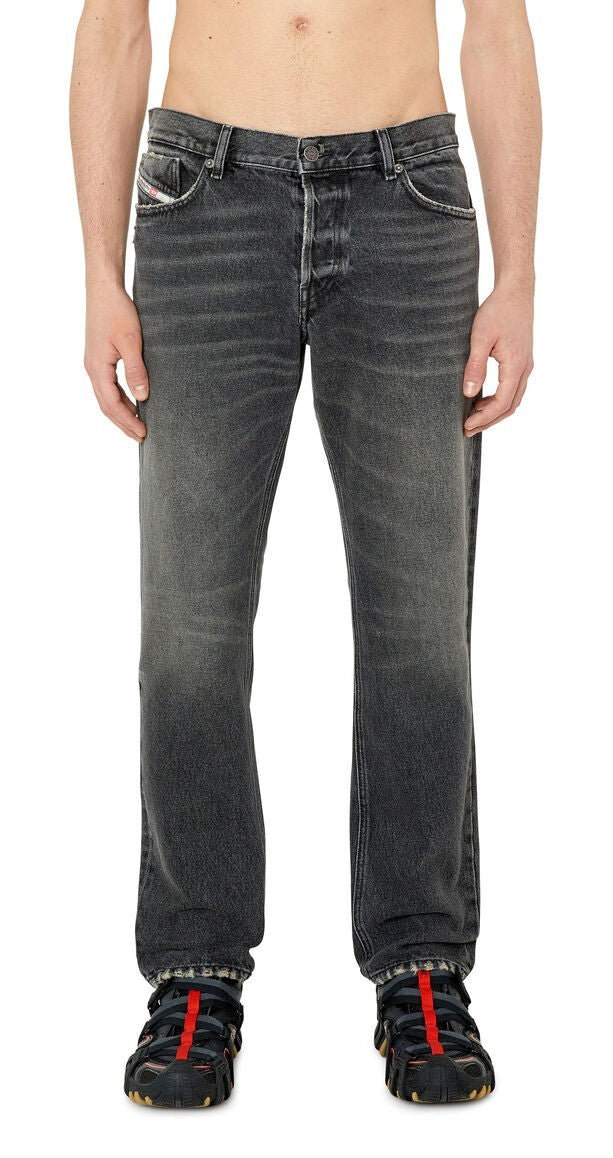 DIESEL 1995 007K8 Men's W34/L32 Slim Straight Distressed Grey Denim RRP195