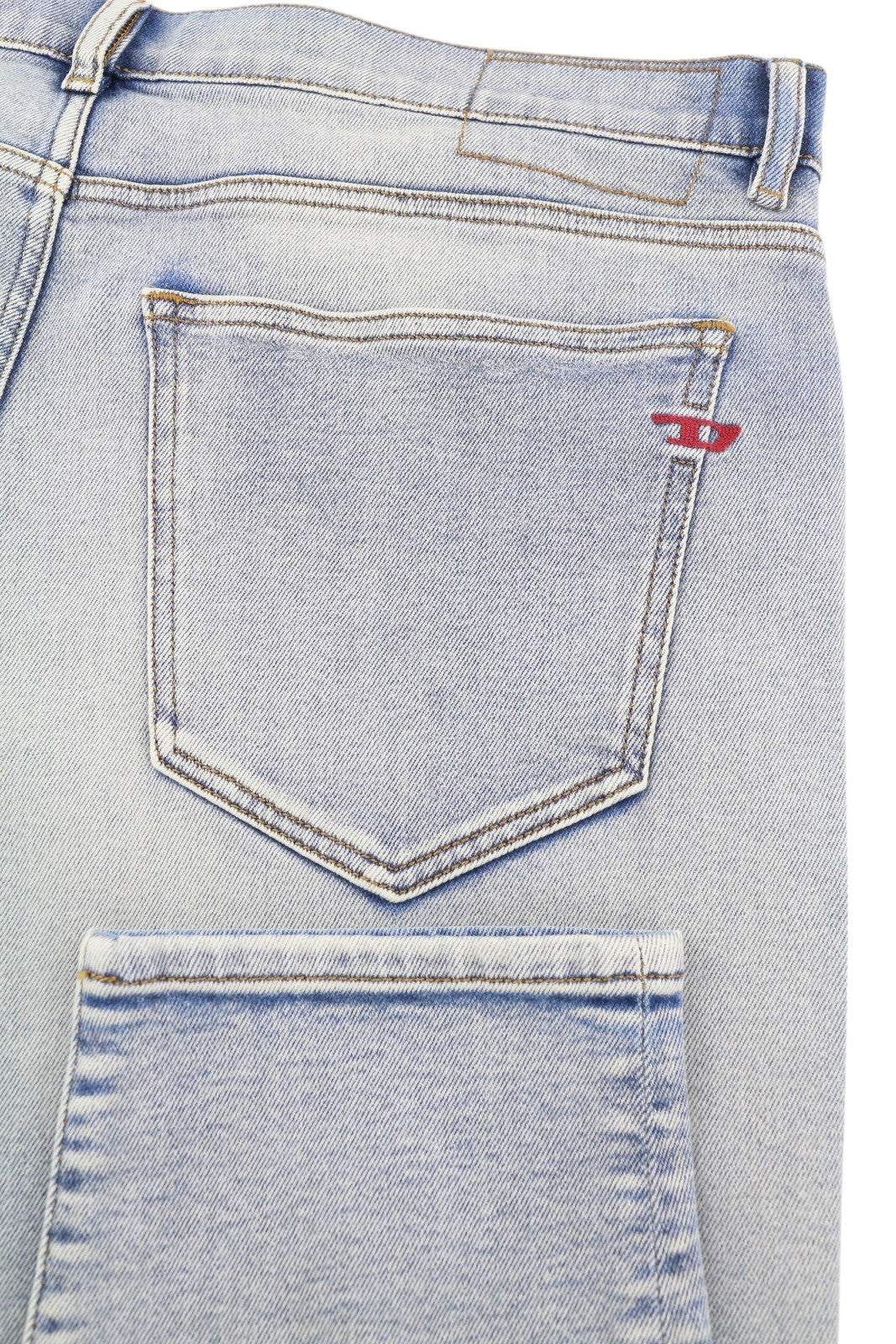 DIESEL 2019 D-Strukt 9C08L Men's W36/L30 Slim Zip Fly Denim Washed Blue RRP250