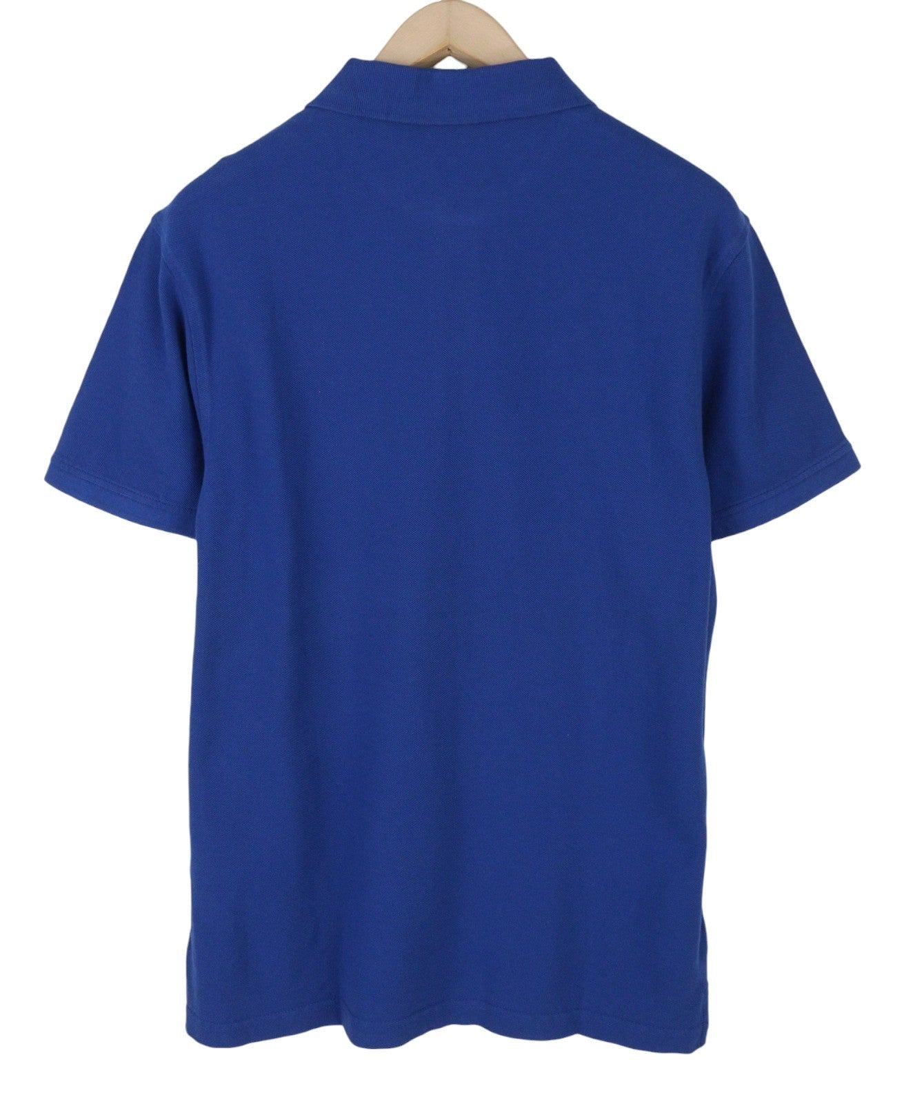 LEVI'S Standard Fit Men Polos XL Blue Cotton Patch Logo Short Sleeved