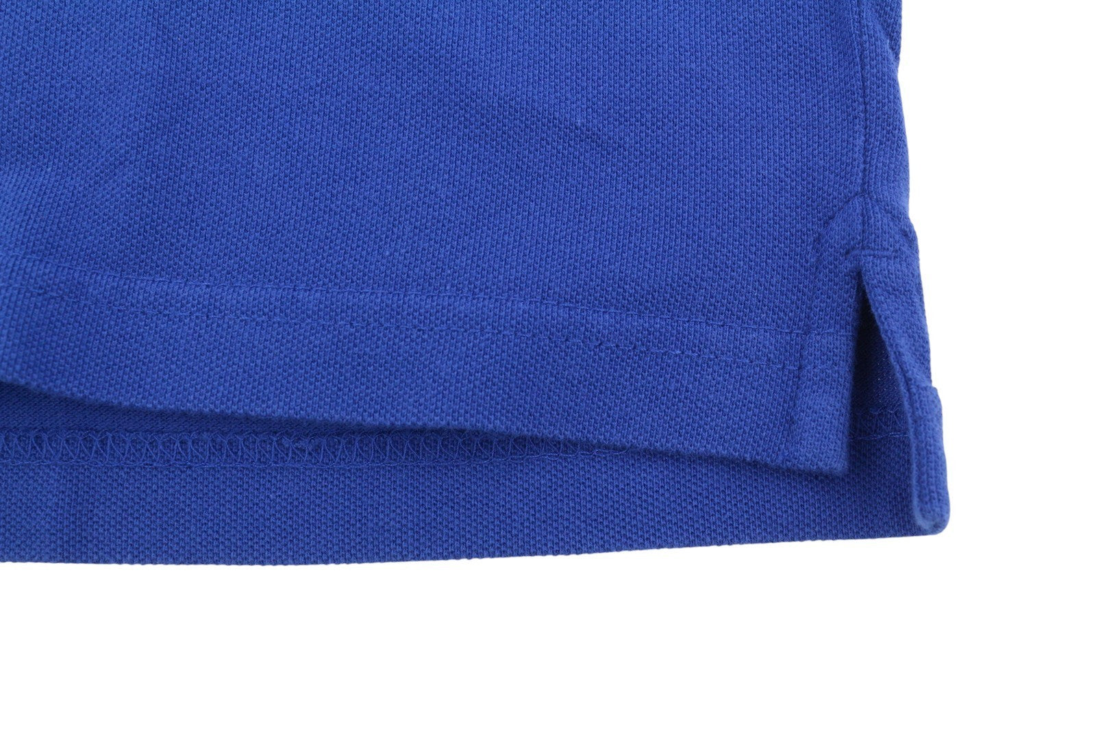 LEVI'S Standard Fit Men Polos XL Blue Cotton Patch Logo Short Sleeved