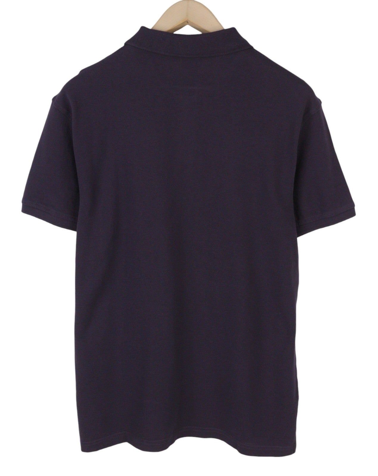 LEVI'S Standard Fit Men Polos M Purple Cotton Patch Logo Short Sleeved