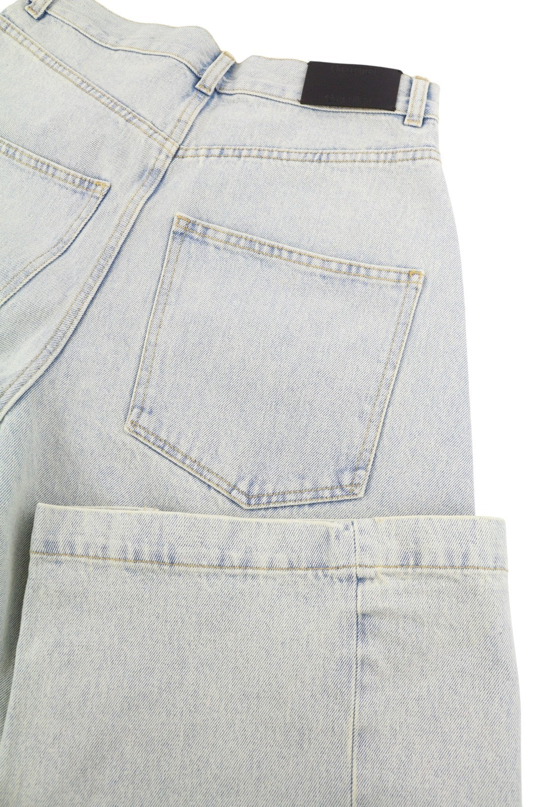 CALVIN KLEIN COLLECTION Men Jeans W30/L32 Blue Faded Relaxed Wide Leg RRP750