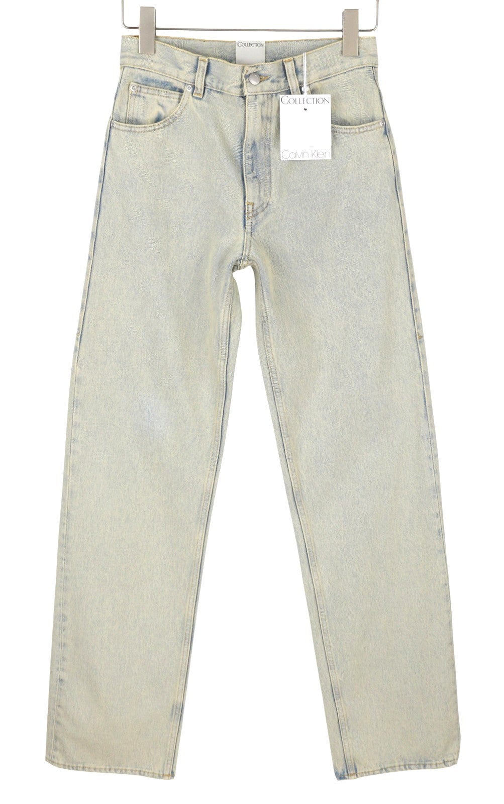 CALVIN KLEIN COLLECTION Men Jeans W30/L32 Blue Faded Aged Look Relaxed Denim