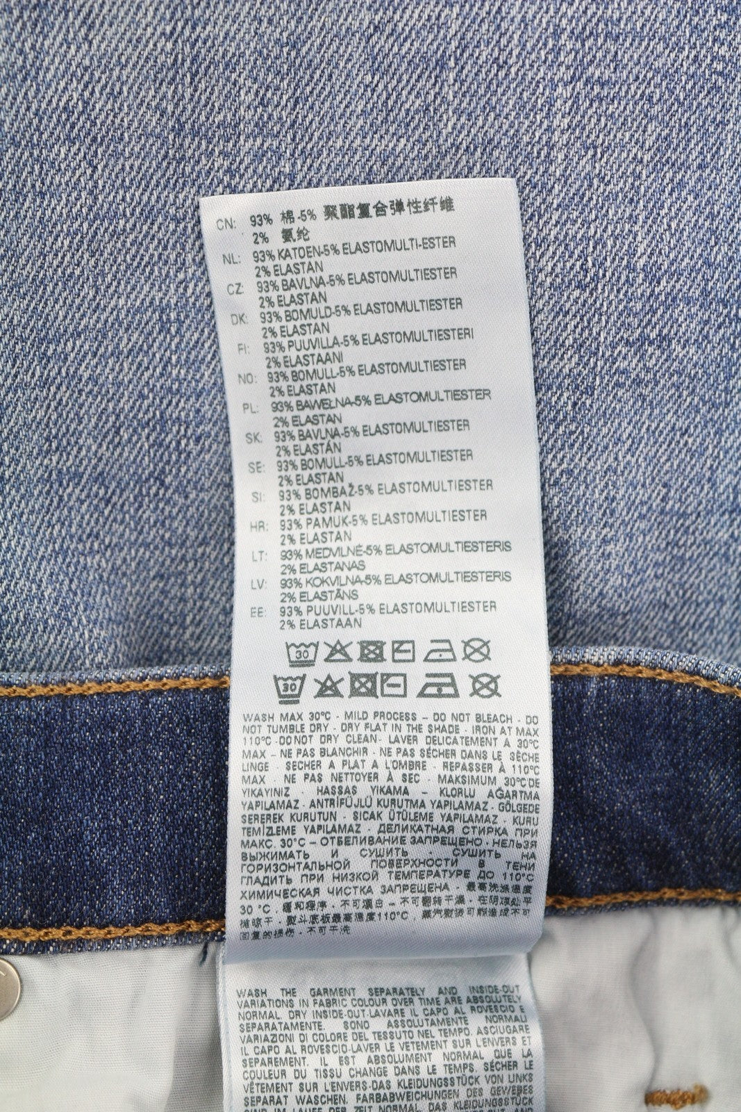 DIESEL 2019 D-Strukt 0DQAE Men's W33/L34 Slim Fit Blue Faded Zip Denim RRP175