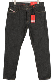 DIESEL 1995 Z9C34 Men's W34/L30 Slim Straight Dark Denim Button Fly RRP185