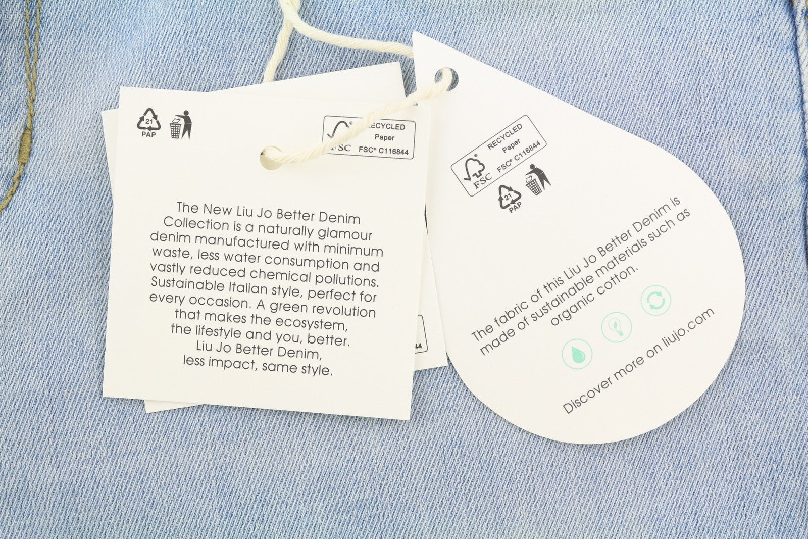 LIU JO New Ideal Women's W28 Blue Washed Skinny Fit Denim Sequin Detail