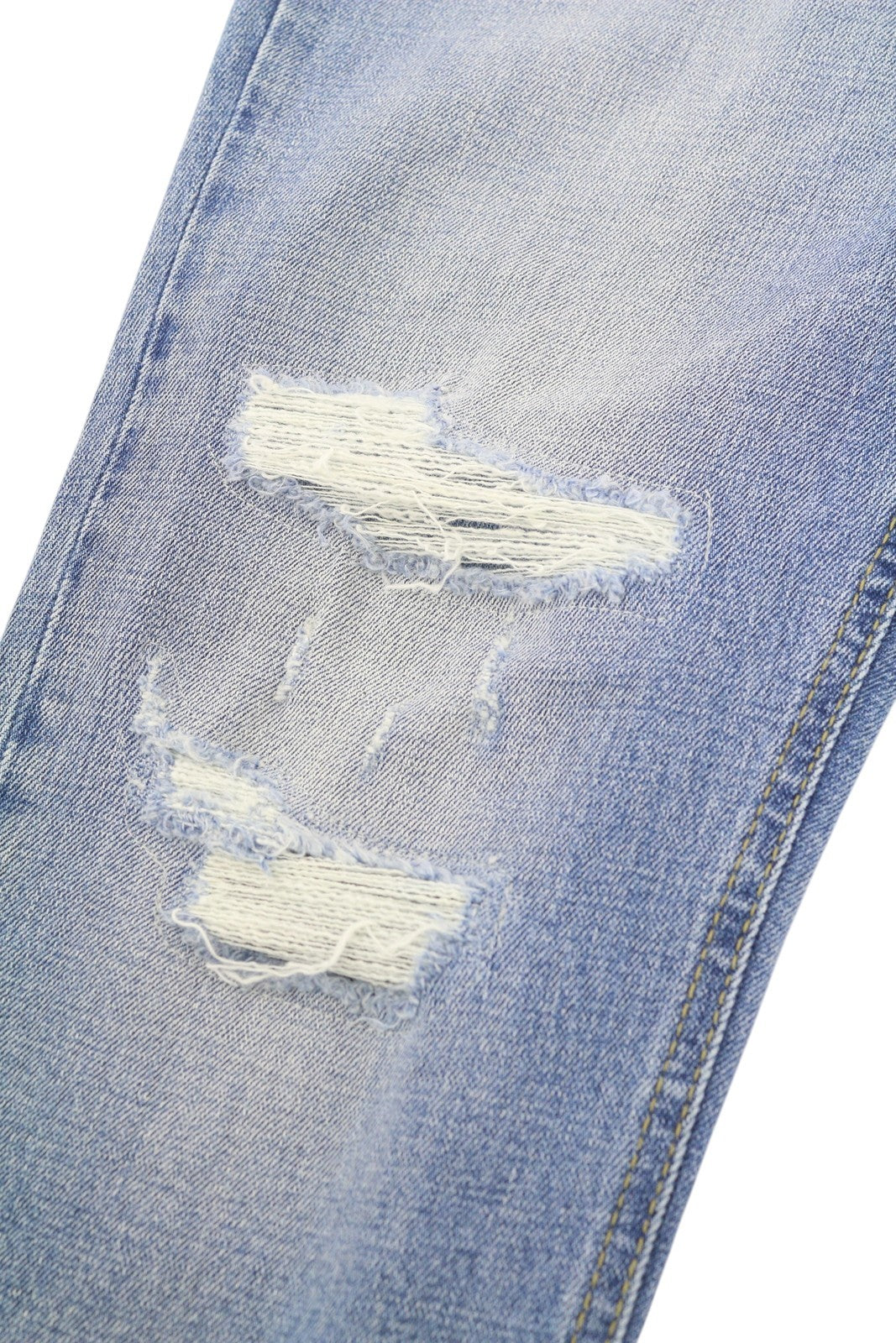 LIU JO Relaxed Women's W28 Slim Washed Blue Ripped Denim Logo Detail