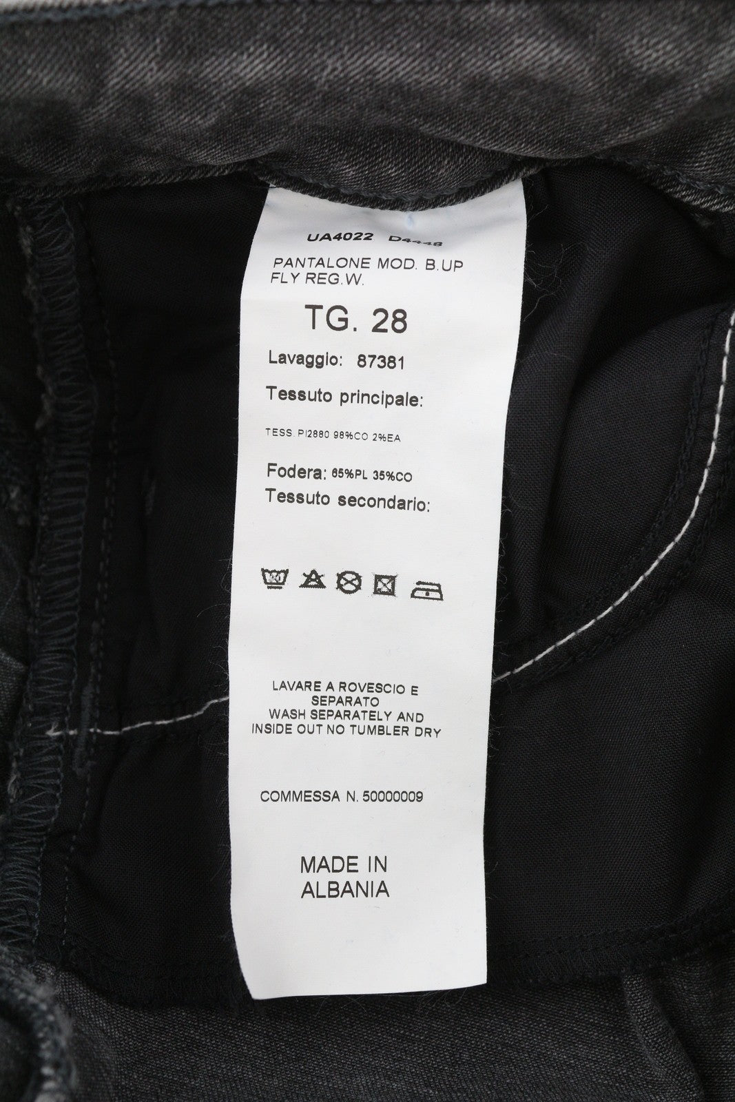 LIU JO Up Fly Women's W28 Grey Washed Bootcut Denim Button Fly Logo