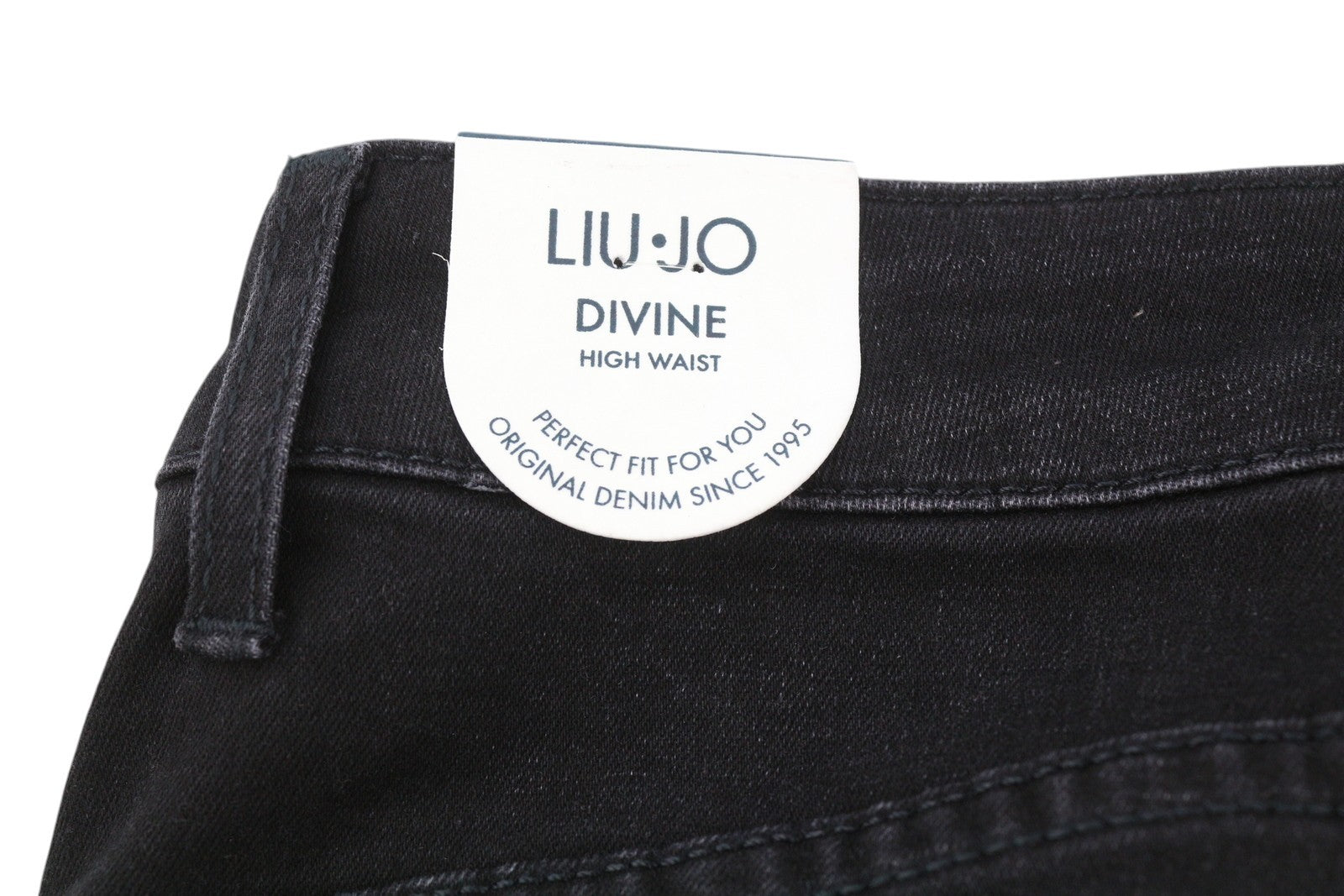 LIU JO Divine Women's W28/L30 High Waist Bottom Up Grey Washed Skinny