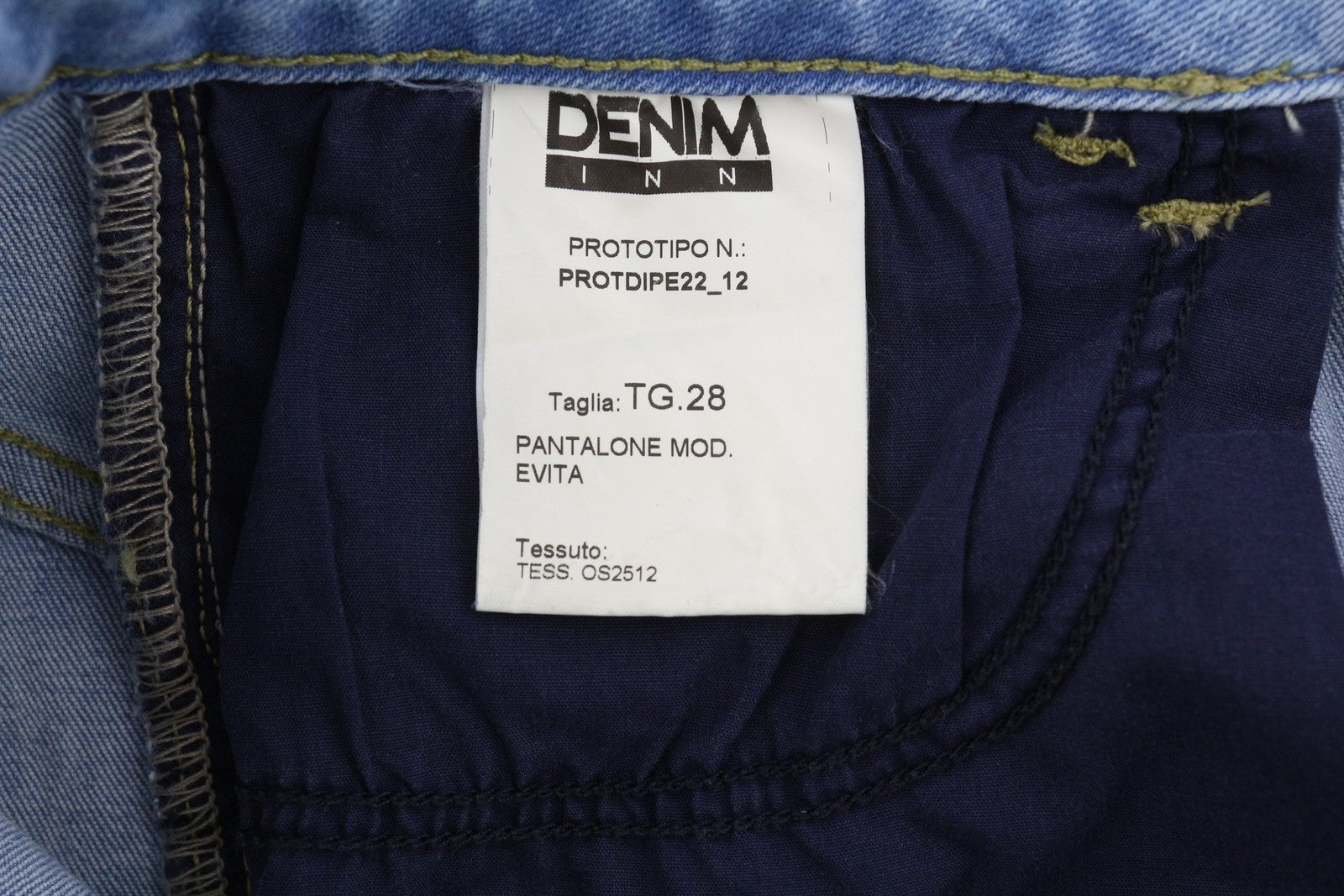 LIU JO Evita Women's W28 Skinny Blue Ripped Washed Denim Logo Detail