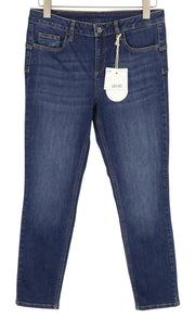 LIU JO Yildiz Proto Women's W28 Slim Fit Washed Blue Denim Zip Fly