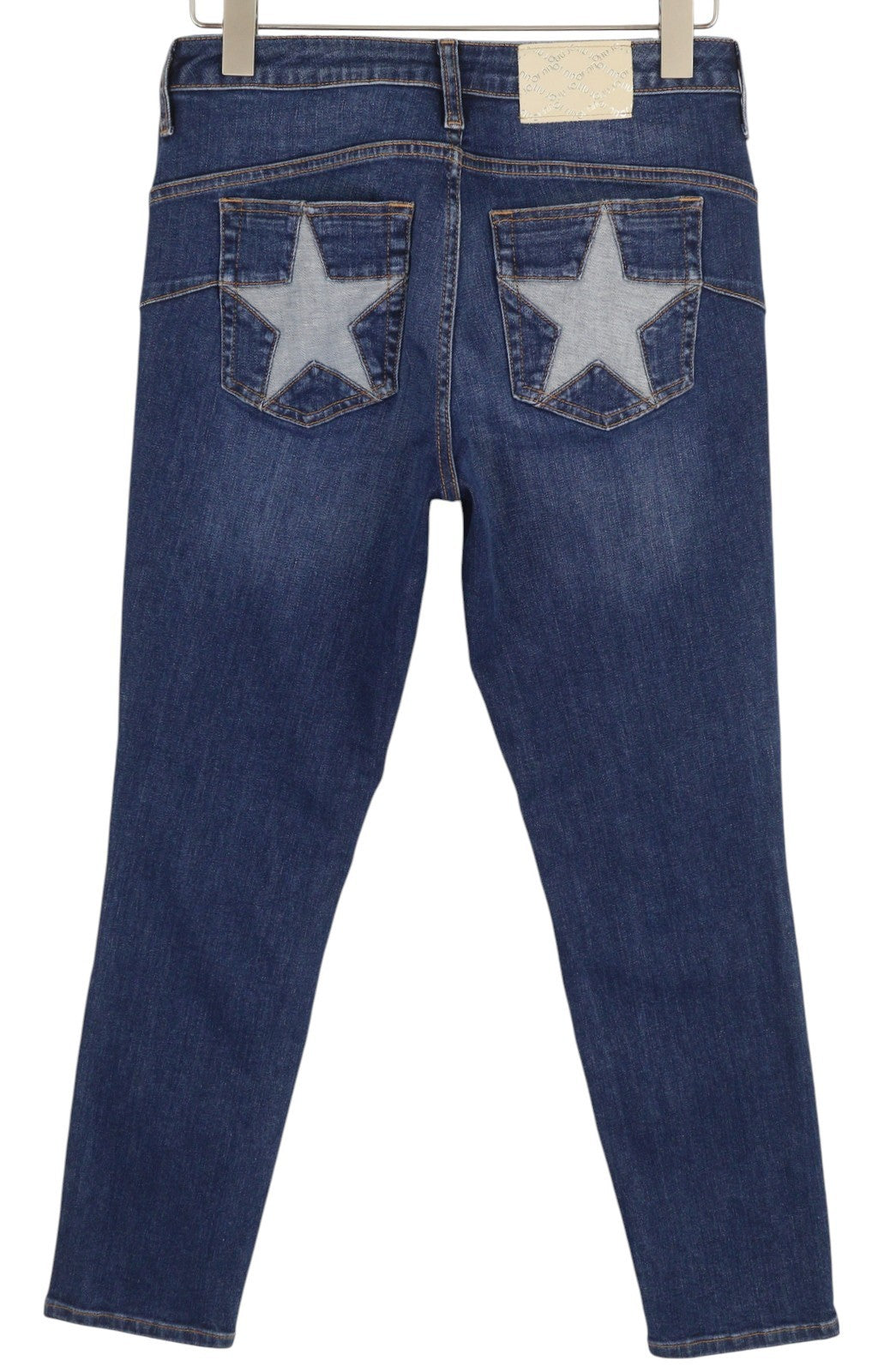 LIU JO Yildiz Proto Women's W28 Slim Fit Washed Blue Denim Zip Fly