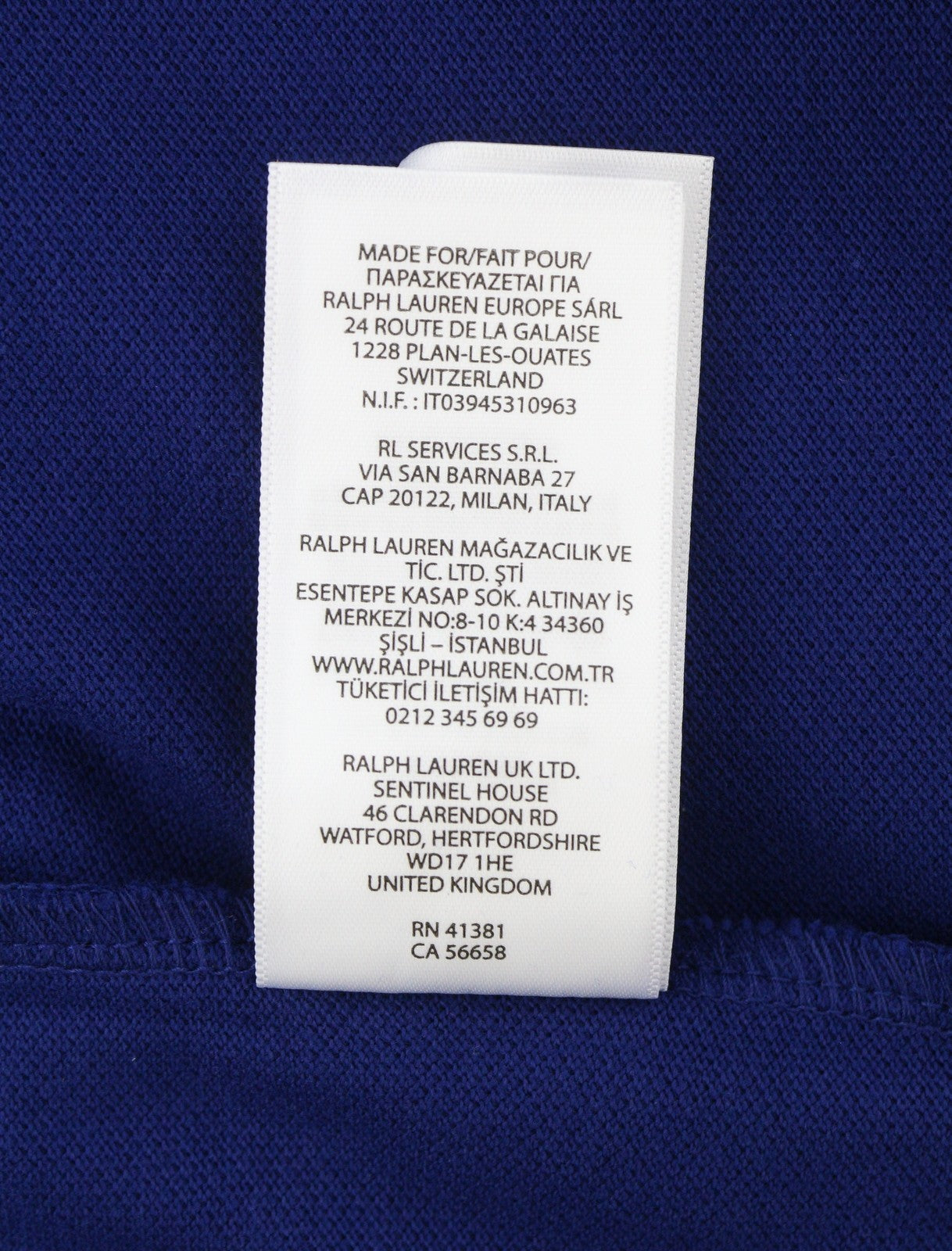 RALPH LAUREN Custom Slim Fit Men Polos 2XL Dark Embroidered Logo Short Sleeve