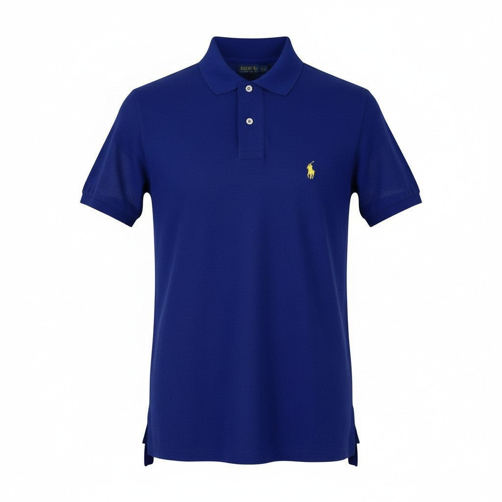 RALPH LAUREN Custom Slim Fit Men Polos XS Dark Embroidered Logo Short Sleeve